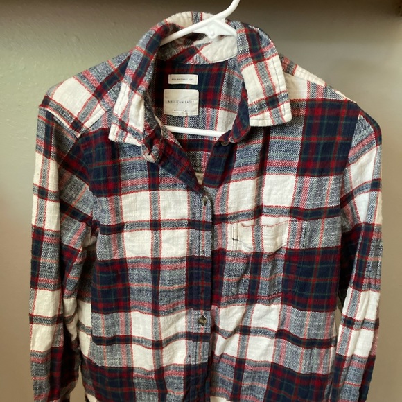 American eagle multicolor flannel size medium - Picture 1 of 2
